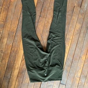 Lululemon align 26” forest green legging